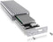 Icy Box IB-1817M-C31 - Externe behuizing M.2 NVMe - USB 3.2 Gen2 10 Gb/s - Zilver
