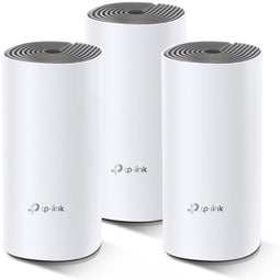 TP-LINK Deco E4 - Draadloze router - Dual-band 2.4 GHz / 5 GHz - Grijs Wit
