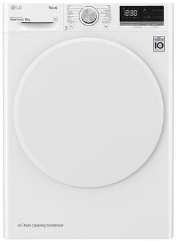 LG RH80V5AV0N - Warmtepompdroger - DUAL Inverter Heat Pump - Wit
