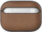 Mous Hoesje schokbestendig Geschikt voor AirPods Pro - Mous Leather Protective Case - Bruin