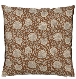 Kussen Katoen Bruin Beige 50 x 50 cm