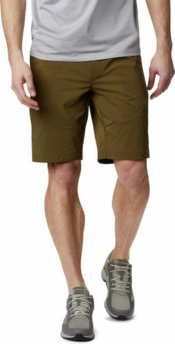 Columbia Tech Trail Short - Outdoorbroek Heren - Omni-Shield™ waterafstotend - New Olive (2020) - Maat 48