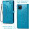 iMoshion Hoesje Geschikt voor Samsung Galaxy A12 Hoesje Met Pasjeshouder - iMoshion Mandala Bookcase - Turquoise
