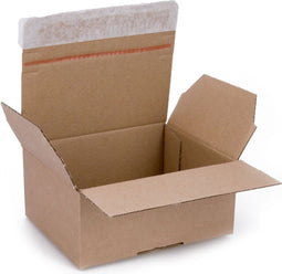 Autolockdoos enkelgolf 213 x 153 x 109 mm bruin | 10 stuks