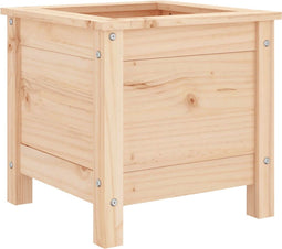 vidaXL - Plantenbak - 40x40x39 - cm - massief - grenenhout