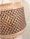 GOOD&MOJO Wandlamp Bhutan - Bamboe/Zwart - 24x12x21cm - Binnen