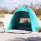 vidaXL - Strandtent - 3-persoons - waterdicht - zeegroen