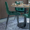 House Nordic Middelfart Eetkamerstoel Velvet Groen - Set van 2