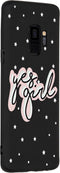 Hoesje Geschikt voor Samsung Galaxy S9 Hoesje Siliconen - Design Backcover Color - Meerkleurig / Yes Girl