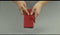 Selencia Galaxy A50 / A30s - Echt Lederen Bookcase - 3 Pashouders - Rood