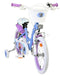 Frozen II - Kinderfiets 16 inch - 2 handremmen zijsteunen reflectoren verstelbaar stuur/zadel stuurmand - Blauw