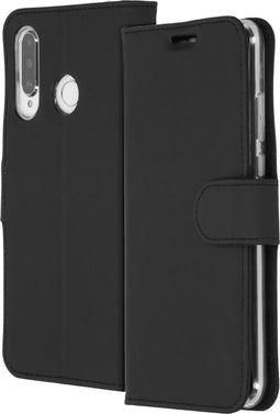 Accezz Hoesje Geschikt voor Huawei P30 Lite Hoesje Met Pasjeshouder - Accezz Wallet Softcase Bookcase - Zwart