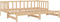 vidaXL - Slaapbank - met - onderschuifbed - 90x200 - cm - massief - grenenhout