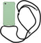 iMoshion Hoesje Geschikt voor iPhone SE (2022) / SE (2020) / 8 / 7 Hoesje Met Koord - iMoshion Color Backcover met koord - Groen