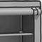 vidaXL - Opbergrek - voor - boven - wasmachine - 2-laags - 71x29,5x170,5 - cm - grijs