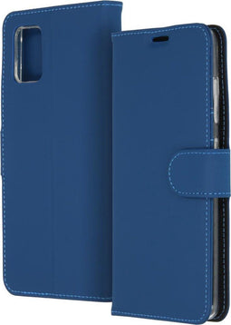 Accezz Samsung Galaxy A51 - Wallet Softcase Bookcase - 3 pashouders - Donkerblauw