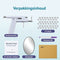 Alyze LBB - Oorbel schieter set - Antiallergisch - Metaal - Zilver