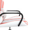 vidaXL - Gamestoel - kunstleer - wit - en - roze