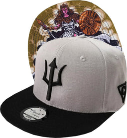 Capiche® Snapback pet Heren - Athena - Unisex - Onesize - Sportcap - Baseball Cap - Mannen - Lichtgrijs - Cap - Petten - pet dames - petten heren