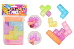 Slow rise puzzel kubussen - 7 puzzels in zak