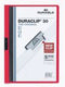 Klemmap Durable Duraclip A4 3mm 30 vellen rood