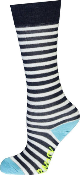 B. Nosy Kids - Kniekousen - Maat 27-30 - Pewter spring stripe