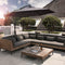 909 Outdoor - Hangende parasol - 300 cm - Stalen frame - Donkergroen