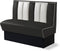 Bel Air Dinerbank Single Booth HW-120 Zwart