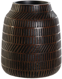 Vaas Home ESPRIT Bruin Zwart Hars Koloniaal 19 x 19 x 21 cm