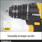 Powerplus POWXBBOX10 - Accu Gereedschapscombiset - 20V Brushless Schroefboormachine + Multitool + 1x 20V 4.0Ah accu + lader + 9 accessoires