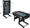 Cougar Scorpion Kick Voetbaltafel Opklapbaar in Zwart - Tafelvoetbal tafel incl. 2 ballen en scoreteller - Indoor voetbal tafel van 126x61x80cm