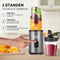 Savoré Kitchen Blender – Incl. 2 Bekers – 700 W – 21,6 x 18,5 x 37,6 cm – Grijs