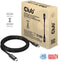 Club 3D CAC-1579 - USB4 Gen3x2 Type-C Kabel - 40Gbps 240W 8K60Hz 3m Zwart