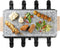 DOMO DO9262G - Raclette-grill 1400W - 8 personen - Zwart