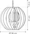 Van Tjalle en Jasper - William Shakesphere - Hanglampen - Aged Pink - ø34 cm - MDF