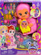 Polly Pocket Moederaap en Baby - Speelfigurenset - 2-in-1 speelset met 2 minipoppen en 12 accessoires