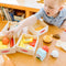 Melissa & Doug Voedselgroepen - Houten speelgoedeten met 21 stuks en 4 kratjes - Leerzaam fantasiespel (set van 21)