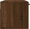vidaXL - Wandkast - 100x36,5x35 - cm - bewerkt - hout - bruin - eikenkleur