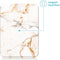imoshion E-reader Hoesje - Geschikt voor Kobo Clara 2E, Tolino Shine 4 - Design Slim Soft Case Sleepcover Bookcase - White Marble