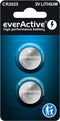 everActive CR2025 - Knoopcelbatterij - Lithium 3 V 150 mAh (2 stuks)