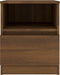 vidaXL - Nachtkastjes - 2 - st - 40x40x50 - cm - bewerkt - hout - bruin - eikenkleur