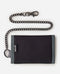 Rip Curl Chain Surf Wallet - Klittenbandportemonnee met ID-venster en ritsvak - Zwart