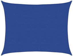 vidaXL - Zonnezeil - 160 - g/m² - rechthoekig - 6x8 - m - HDPE - zwart