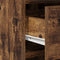 vidaXL - Dressoir - Rook - Eiken - 40x41x75 - cm - Geengineerd - Hout