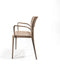 Wing Stapelstoel met armleuning zand beige - SET VAN 4