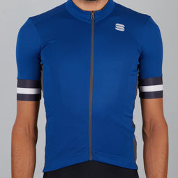 Sportful Kite - Fietsshirt Heren - Aansluitende pasvorm - Blauw - Maat S