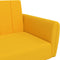 vidaXL - Slaapbank - 2-zits - fluweel - geel
