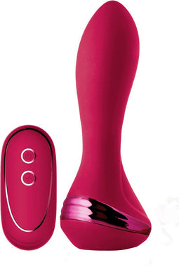 Dream Toys - Opblaasbare anaalvibrator Isabella met afstandsbediening - Rood