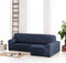 Hoes voor chaise longue met korte armleuning rechts Eysa ROC Blauw 180 x 120 x 360 cm