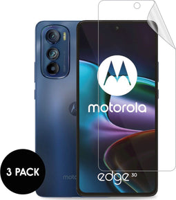 imoshion Screenprotector Geschikt voor Motorola Edge 30 - imoshion Screenprotector Folie 3 pack
